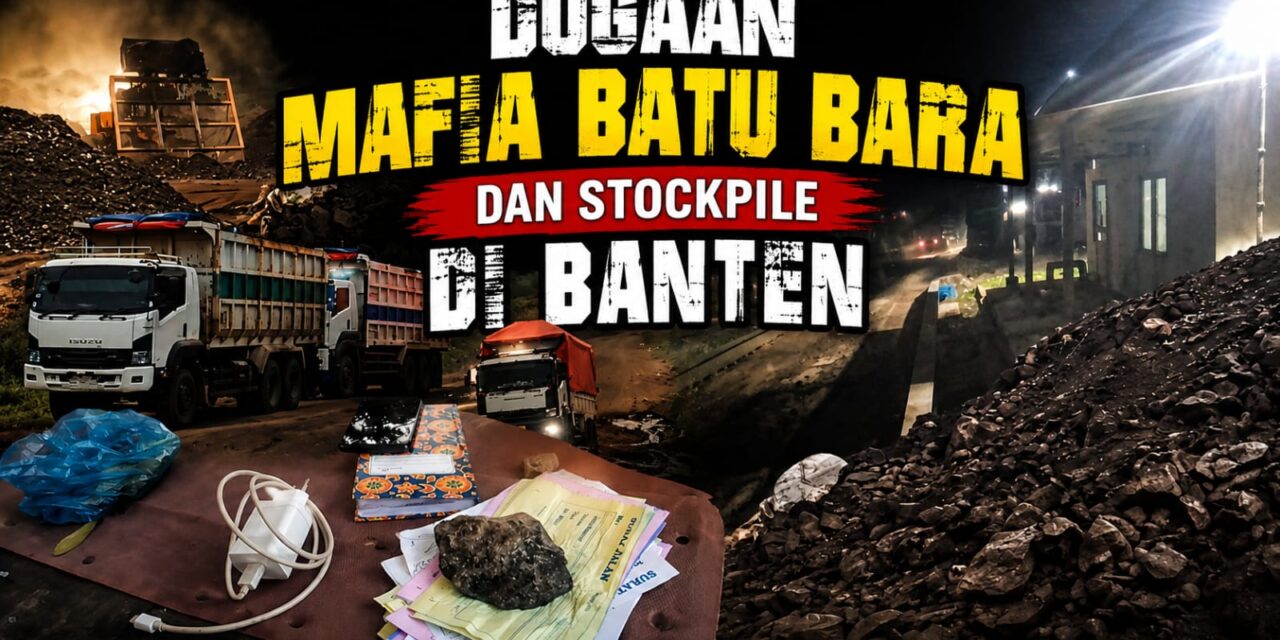 Empat Stockpile Batu Bara di Serang Disorot, Dugaan Operasi Tanpa Izin dan Praktik Pungli Menguat