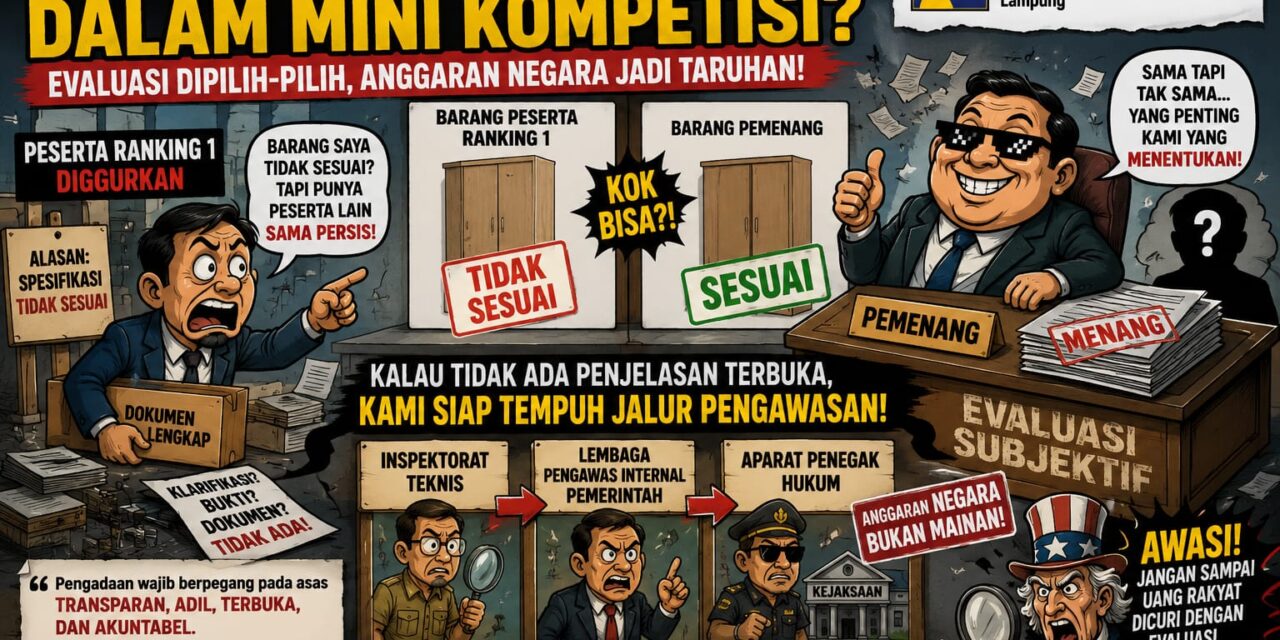 Pengadaan Meubelair Madrasah Lampung Dipertanyakan, Peserta Siapkan Laporan ke Aparat Pengawas dan Penegak Hukum