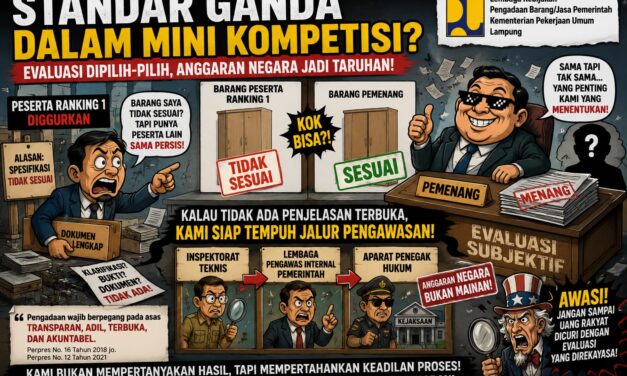 Pengadaan Meubelair Madrasah Lampung Dipertanyakan, Peserta Siapkan Laporan ke Aparat Pengawas dan Penegak Hukum
