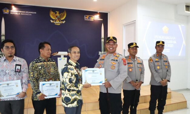 Sosialisasi Digitalisasi Layanan KPPN dan Monev Anggaran, Polres Way Kanan Raih 4 Penghargaan dari KPPN Kotabumi