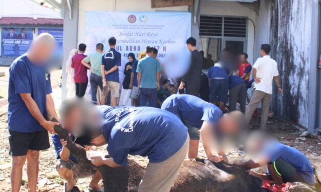 Momentum Idul Adha, Lapas Kotaagung Perkuat Kebersamaan Lewat Ibadah Kurban