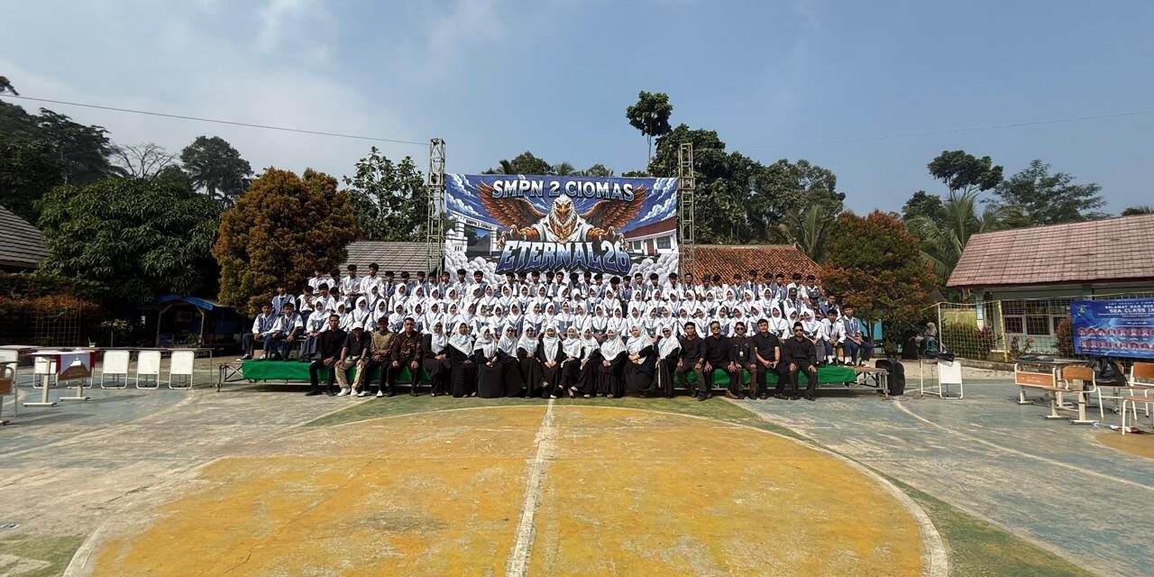 Suasana Haru dan Penuh Kebahagiaan, Siswa-Siswi SMPN 2 Ciomas Resmi Berpisah