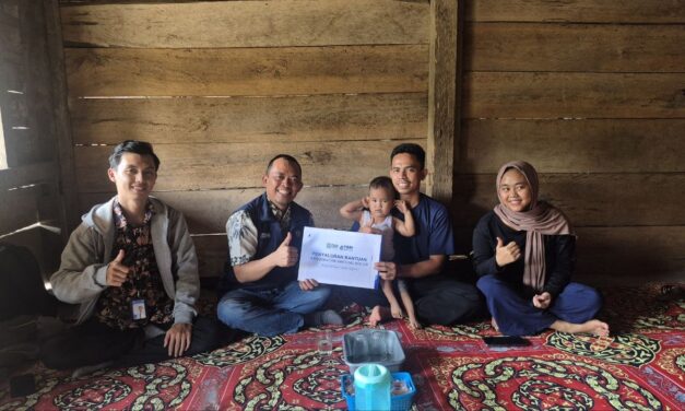 YBM BRILiaN Salurkan Bantuan Pengobatan untuk Balita Penderita Jantung Bocor di Kelumbayan Barat