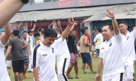 Sehat, Bugar, dan Bahagia: Lapas Kotaagung Semarakkan Akhir Pekan dengan Senam Bersama