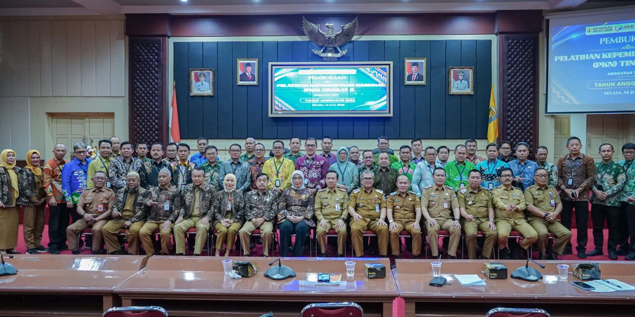 Pemprov Lampung Siapkan Pemimpin Birokrasi Adaptif Lewat PKN Tingkat II Angkatan XXIV