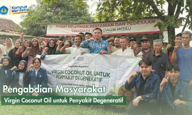 Melalui Pengabdian Masyarakat, Fakultas Kedokteran Universitas Lampung Kenalkan Manfaat Virgin Coconut Oil (VCO) untuk Penyakit Degeneratif di Desa Umbul Natar