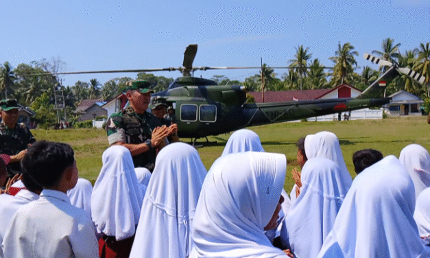 Pangdam XXI/Raden Inten Tinjau KDKMP di pekon tampang Muda kecamatan Pematang Sawa, Pastikan Kapal Motor Laut Dukung Distribusi Logistik Wilayah Terpencil