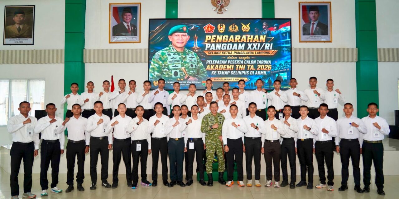 LANGKAH AWAL MENUJU PENGABDIAN, PANGDAM LEPAS CATAR KODAM XXI/RI