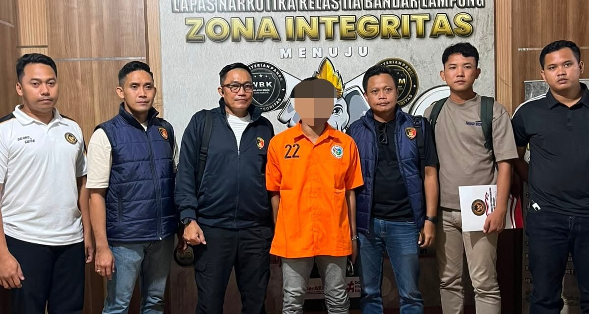 Polda Lampung Berhasil Mengamankan DPO Kasus Narkotika Dari Aceh