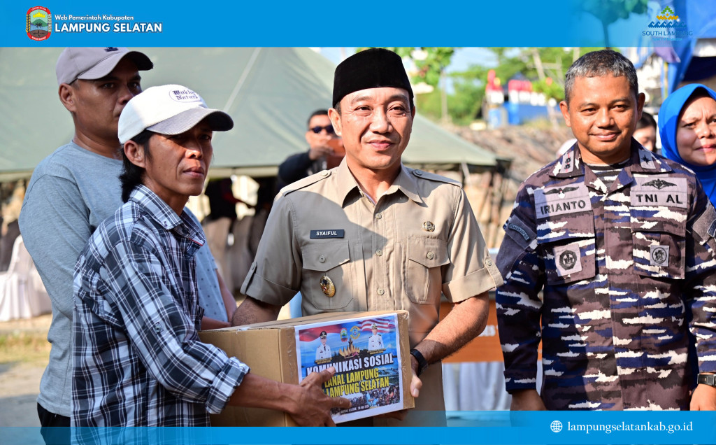 Peringati HUT Kodaeral III, Lanal Lampung dan Pemkab Lampung Selatan Hadirkan Pelayanan Kesehatan Gratis dan Bakti Sosial di Dermaga Bom