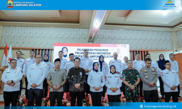 Pengurus PMI Lampung Selatan 2026-2031 Resmi Dilantik, Wakil Bupati Syaiful Anwar Titip Tiga Misi Besar Pelayanan Kemanusiaan
