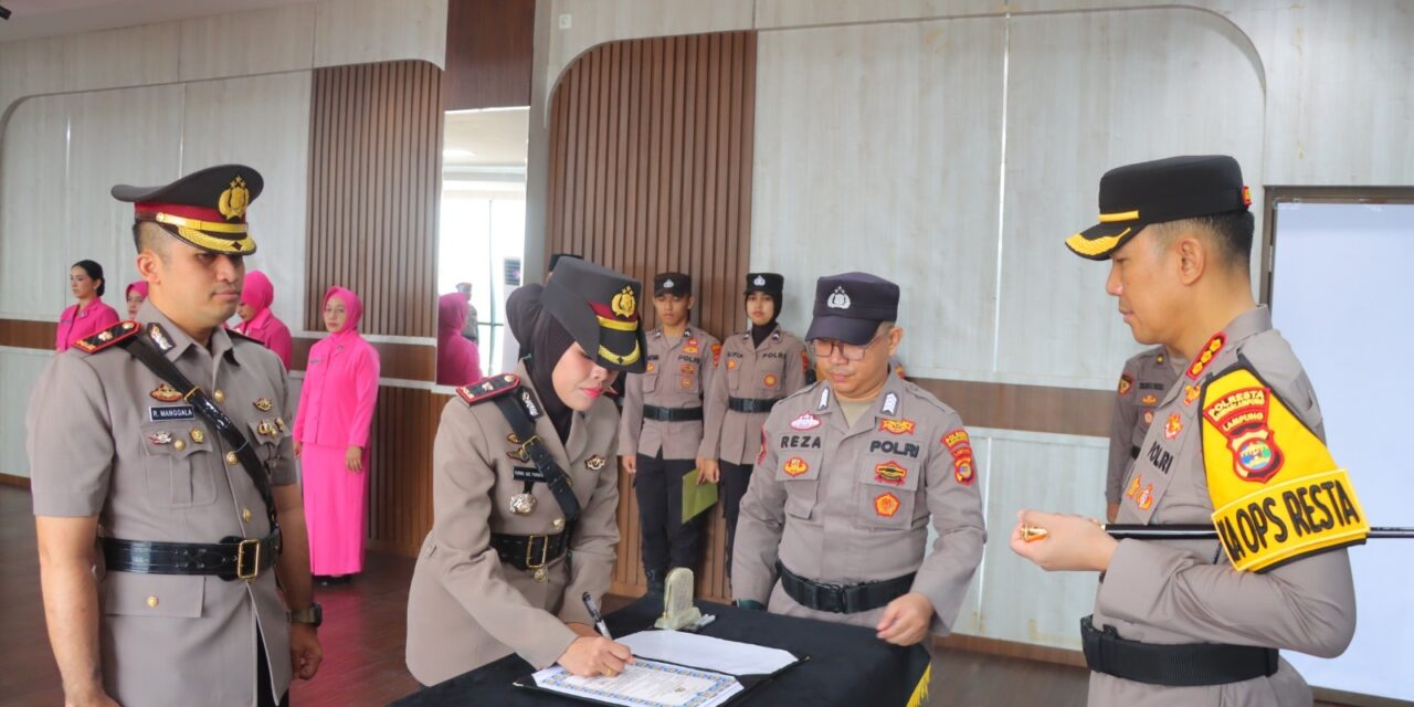 Kompol Yurike Pimpin Satlantas Polresta Bandar Lampung, Gantikan Kompol R. Manggala