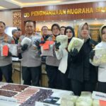 Narkoba Jaringan Internasional Dibongkar Polda Lampung