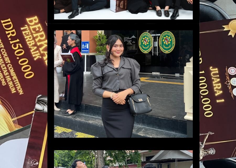 Nariza Salsabila Meraih Juara 1 dan Terpilih Saksi Ahli Terbaik IMCC FH UBL