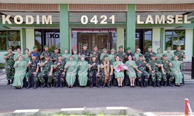Kawal Program Pemerintah hingga ke Masyarakat, Danrem 043/Gatam Minta Prajurit Kenali Potensi Lampung Selatan