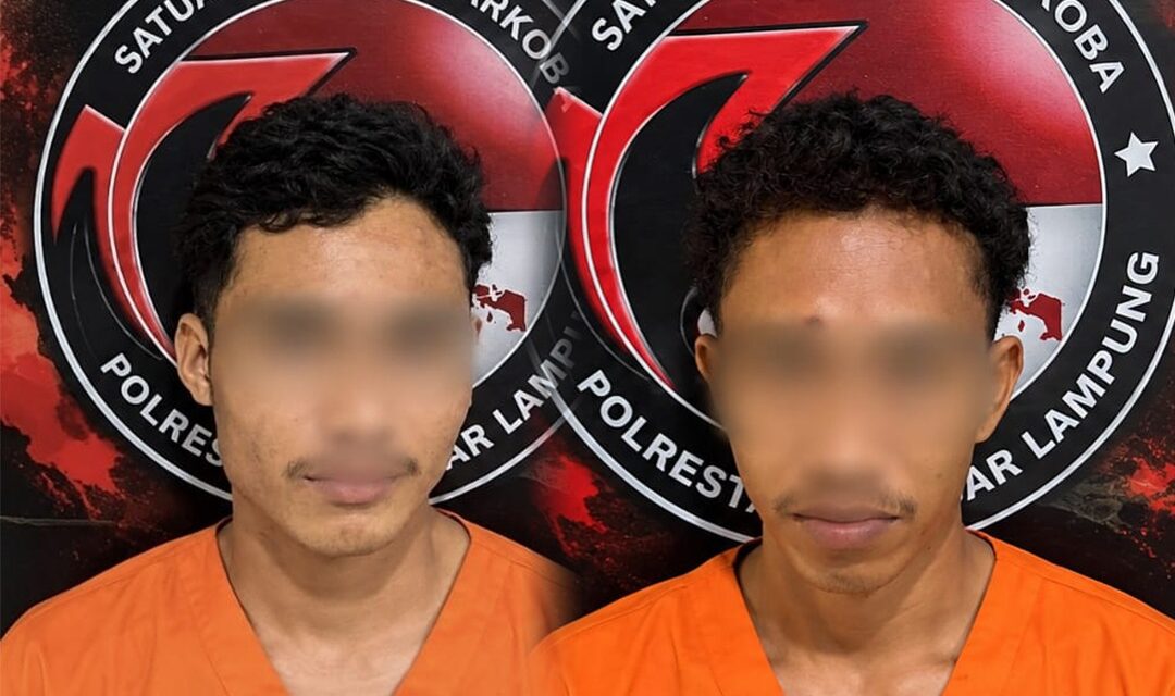 Dua Buruh Nyambi Jual Sabu di Bandar Lampung, 11 Gram Disita Polisi