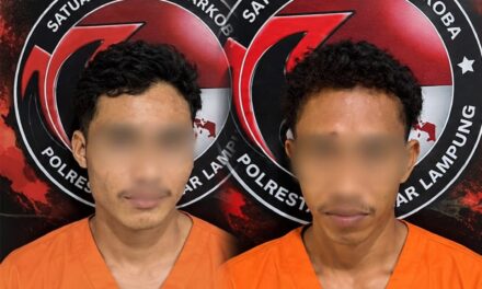 Dua Buruh Nyambi Jual Sabu di Bandar Lampung, 11 Gram Disita Polisi