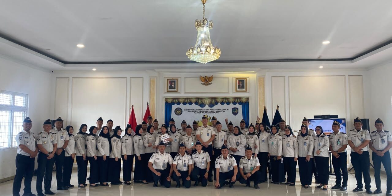 Momentum Kenaikan Pangkat, Rutan Bandar Lampung Perkuat Integritas dan Profesionalisme